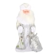 thumbnail image 4 of Juguetes navideños de Papá Noel, muñecos de Navidad, juguetes de Papá Noel de 30cm, decoración navideña, adorno de escena de Navidad, música divertida blanco Macarena Juguetes eléctricos de Papá Noel, 4 of 8