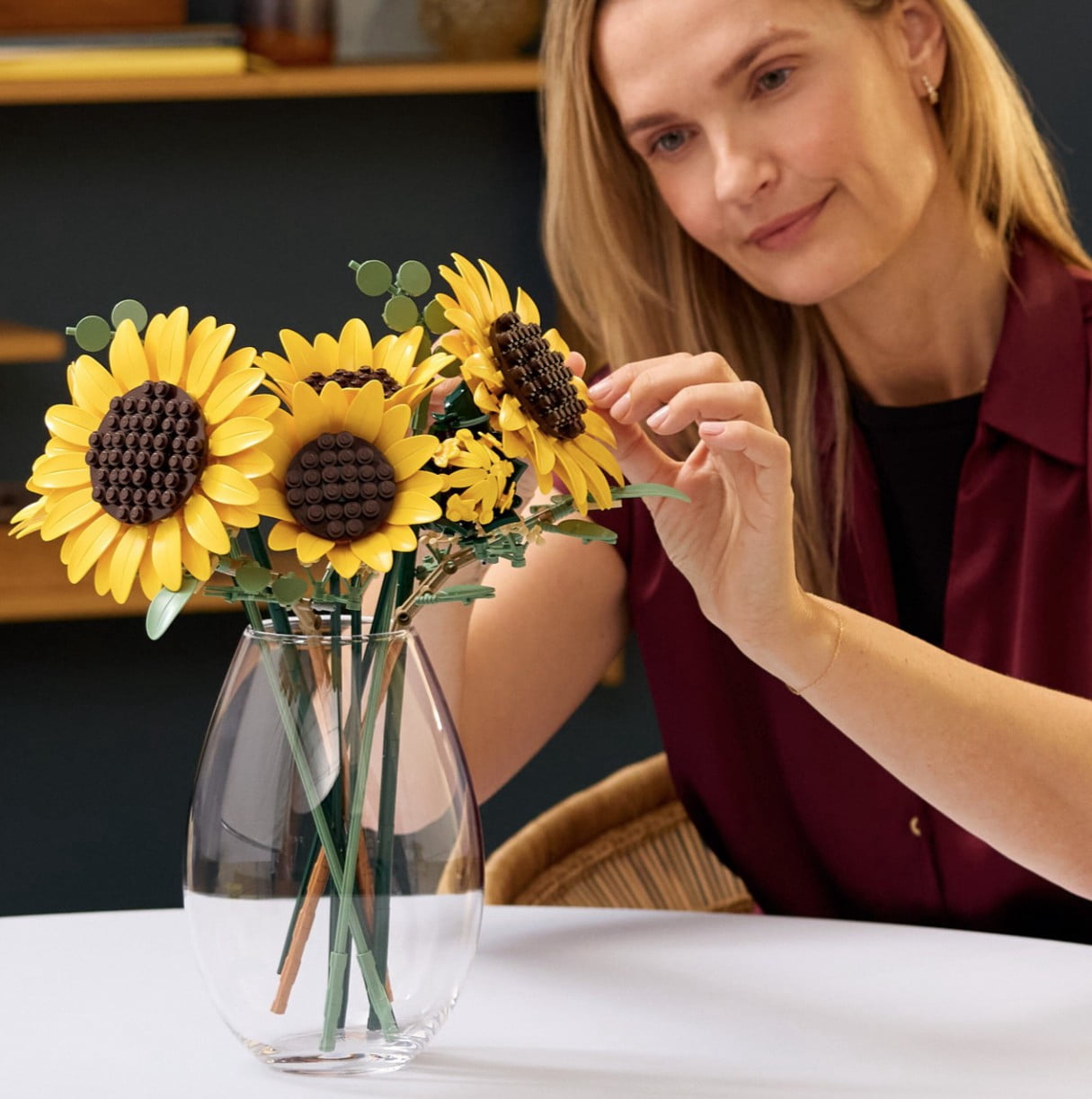 LEGO Botanicals Sunflowers & Wildflowers Bundle - Building Sets for Adults, Ages 18+ - Mother's Day Gifts - Artificial Flowers Home Office, Bedroom Decor - 11502 & 10313