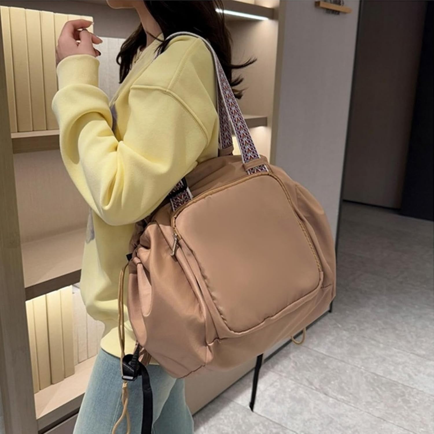 Emma and Kate Everyday Bag Multifunctional Organizer Bag Great Storage Capacity Backpack Crossbody Shoulder