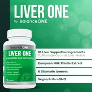 Balance One Liver Support with Milk Thistle & Artichoke, 30 Day Supply