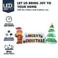 thumbnail image 3 of Hombre y árbol inflables navideños Joiedomi 3 m con LED, 3 of 10