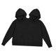 thumbnail image 2 of Sudadera con capucha para parejas, ideal para ver películas y hacer compras en interiores. negro, 2 of 6
