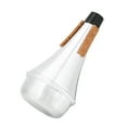 thumbnail image 4 of Practice Trumpet Mute Lightweight Trumpet  For Musical Instrument Mute Aluminum Alloy Silver Color, 4 of 8
