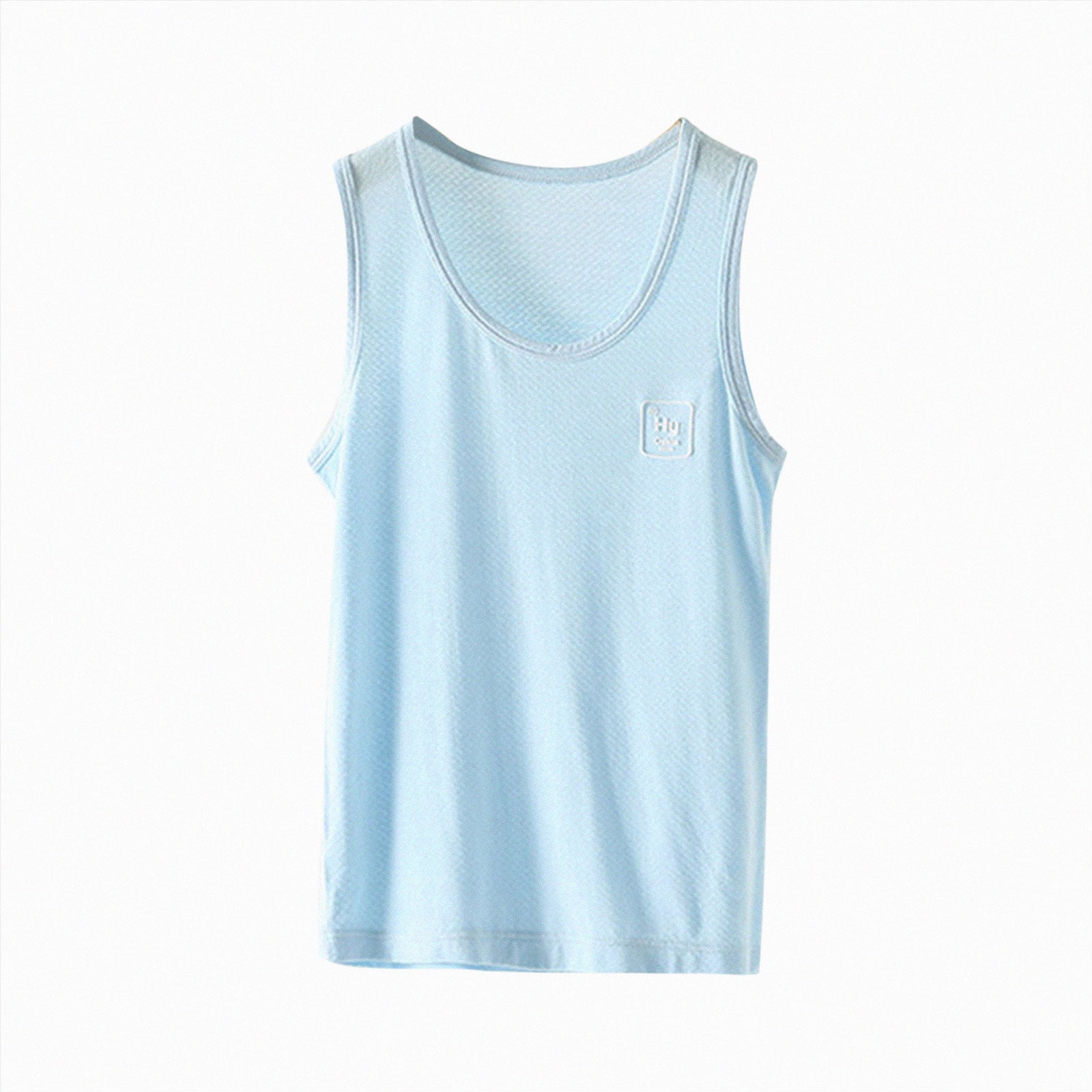 NIEWTR Boys Tank Tops Boys Undershirts Kids Cotton Undershirts Tees Sleeveless Tank Tops Shirts for Kids 0-24M 2T 3T 4T 5T 6T Gift Set(A-Light Blue 4-5 Years)
