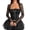 Black corset top women, variant on justHIGH Women's Sheer Mesh Long Sleeve Corset Top Lace Boned Going Out Y2k Club Outfits Square Neck Bustier Crop Tops Black,M