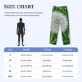 thumbnail image 5 of Daiia Dandelion Flower In The Meadow Men's Sleep Pant with Pockets and Drawstring,Pajama Pants-Medium, 5 of 9