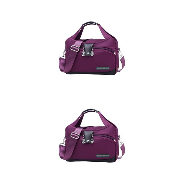 Maytalsory Casual And Multifunction Bags For All Daily Activities Adjustable Shoulder Strap purple 29*19*9*12 2Set