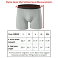 thumbnail image 6 of Alpine Swiss Mens Boxer Briefs 3 Pack Underwear Breathable Comfortable Trunks, 6 of 7