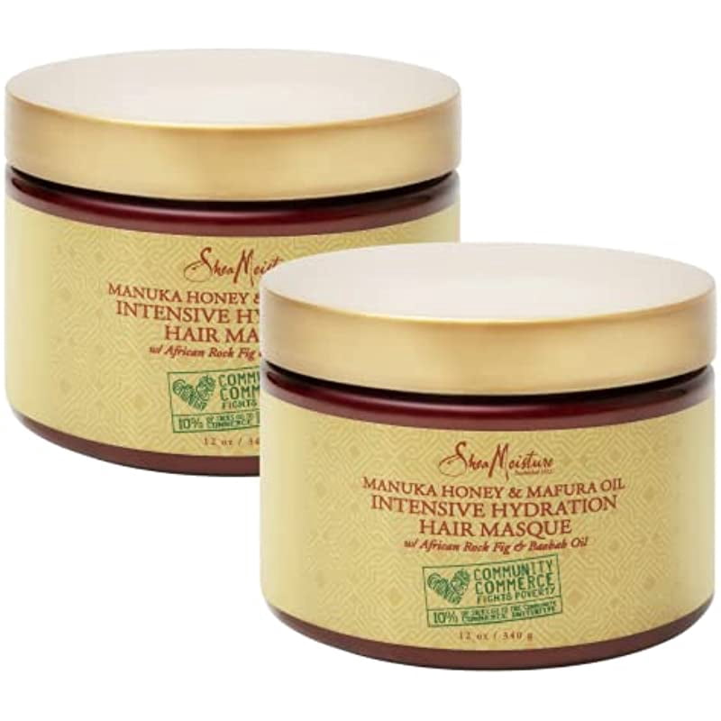 Shea Moisture Hair Mask Moisturizer, Manuka Honey & Mafura Oil