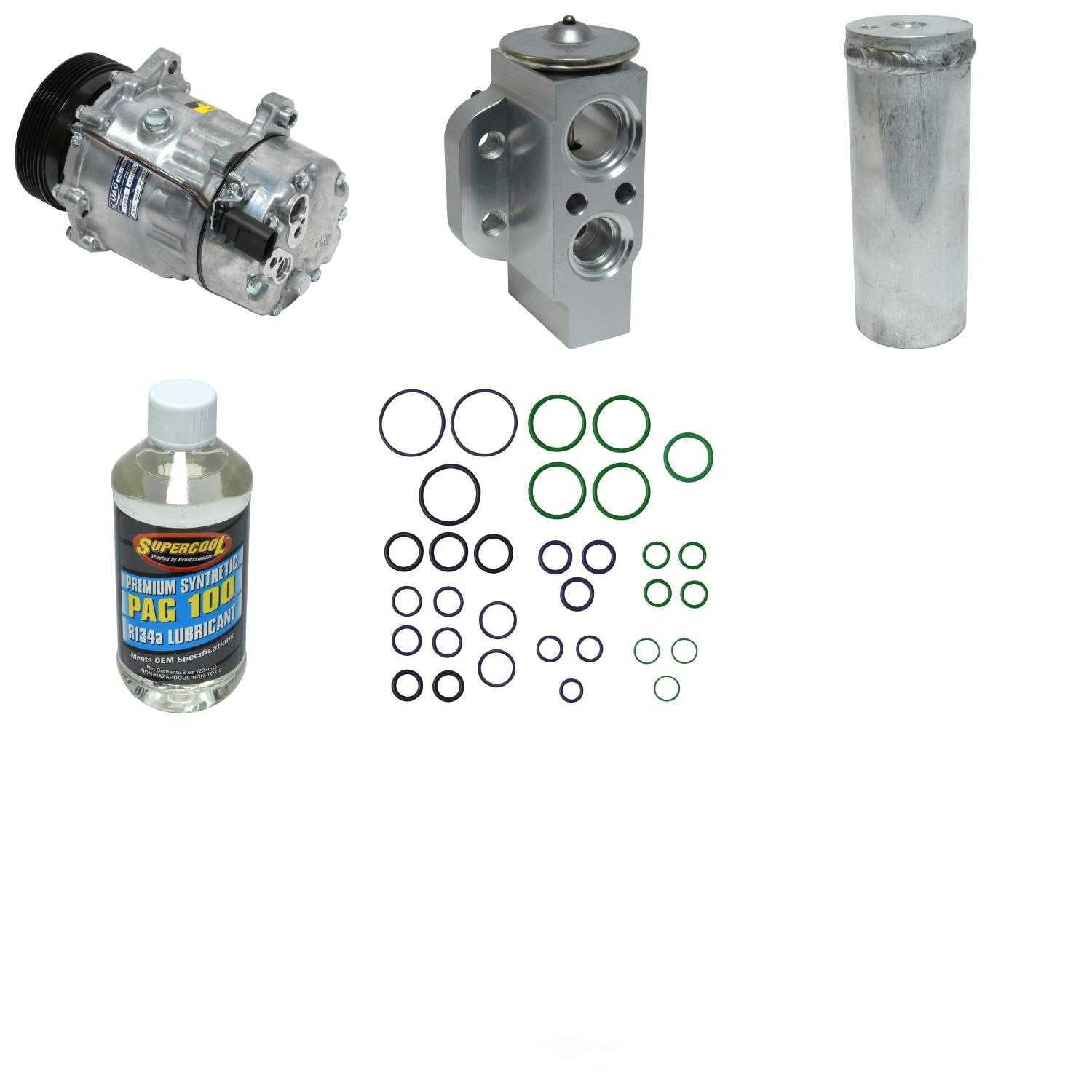 A/C Compressor and Component Kit -- Compressor Replacement Kit Fits select: 2005 VOLKSWAGEN JETTA GL TDI