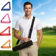 thumbnail image 2 of Golf Sunday Bag Blue Lightweight Portable Mini Carry Golf Bag With Adjustable Shoulder Strap 1 Pack, 2 of 4