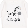 thumbnail image 3 of Inktastic Zebra Toddler Sweatshirt, 3 of 4