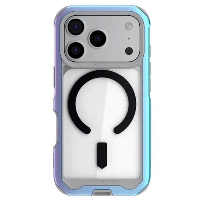 Funda Case GHOSTEK Atomic Mag para iPhone 17 PRO MAX Aluminio Tornasol Prismatic