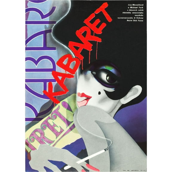 Cabaret Movie Poster Kabaret Foreign Poster Metal Poster 8Inx 12In Print On Metal 8x12 Square Adults Best Posters