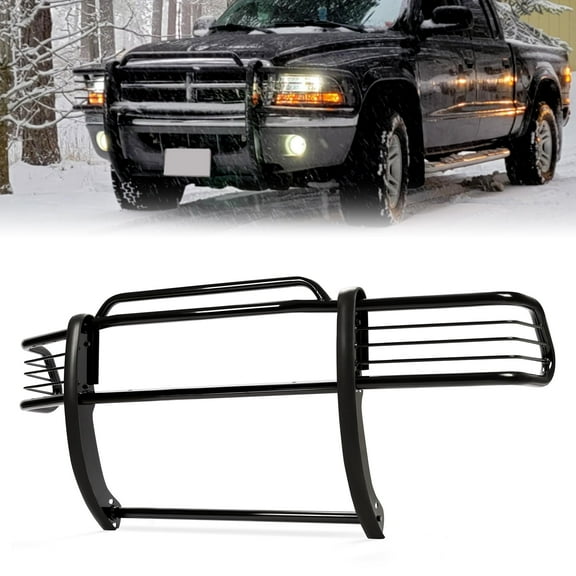 Kojem Front Bumper Grill for 1997-2004 Dodge Dakota, Front Bumper Brush Guard
