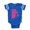 Royal Blue, variant on CafePress - Rhode Island - Cute Infant Baby Football Bodysuit