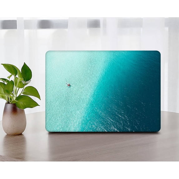 KSK KAISHEK Plastic Hard Case Cover Compatible 2023/2022/2021 Rel. MacBook Pro 14" Touch ID + Black Keyboard Cover Model: A2779 M2/A2442 M1 Blue series A 0410