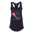 thumbnail image 2 of Wild Bobby In October We Wear Pink Diamond Heel Breast Cancer Awareness Women Racerback Tank Top, Black, Small, 2 of 6