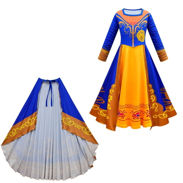 Disfraz De Niña Disney Mira Royal Detective Vestido Princesa Niños Niño Cumpleaños Fiesta De Halloween Vestidos De Fantasía De Cosplay + Cloak