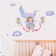 thumbnail image 1 of 2 sets of fairy clouds, moon, stars, wallpaper, background wall, room decoration, wall decal, sticker, 1 of 5