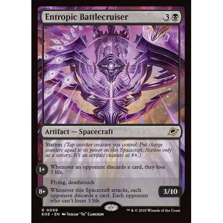 MtG Edge of Eternities Rare Entropic Battlecruiser (FOIL) #99