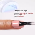 thumbnail image 2 of Esmalte en gel Ozzeal nude rosa claro 15 ml soak off UV LED, 2 of 7