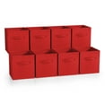 thumbnail image 1 of Sorbus Fabric Storage Bins 11" Foldable Cubes With Handles For Pantry, Cubbies, Toy And Closet Shelving Organization - 8Pk, 1 of 7
