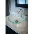 thumbnail image 3 of Clear Freeform Wave Glass Vessel Sink, 3 of 6