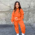 thumbnail image 2 of Baby Clothing Outfits Boys Girls Long Sleeve Solid Sweatshirt Hoodie Spring Unisex Toddler Kids Clothes Set Outfit, 2 of 6