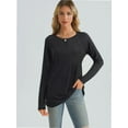 thumbnail image 6 of Womens Long Sleeve T Shirts crew Neck Loose Soft Casual Tops Fall Fashion Comfy Tees, 6 of 6