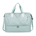 thumbnail image 1 of Hukapapa Equipaje portátil de Gran Capacidad para Corta Distancia, Bolsa de Ejercicios, Bolsa de Viaje de Almacenamiento pequeña para Mujer, Verde, 1 of 5