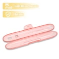 thumbnail image 5 of Portable Toothbrush Cases Traveling Toothbrush Holders Case Plastic Red 8.46"x1.18"x1.14", 5 of 7
