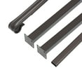 thumbnail image 5 of 3 Feet Metal Handrails for Outdoor Steps,Carbon Steel Hand Rail Stair Railing Set with Installation Kit, Fits 2 to 3 Steps Outdoor Indoor,Durable and Simple Installation, Dark BrownB), 5 of 27
