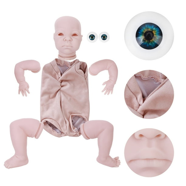 Bebe Reborn Sin Pintar Kit De Muneca Reborn Sin Pintar Kit De Muneca Reborn Bebe De Cuerpo Completo De Silicona Estetica Elegante Bodega Aurrera en linea