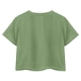 thumbnail image 2 of Uourmeti Panda Cute Crop Tops Girls Trendy Short Sleeve T-Shirt Summer Loose Crew Neck Pullover Casual Sweatshirt, 2 of 5