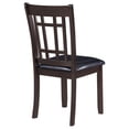 thumbnail image 3 of Lavon Wood Dining Side Chair Black and Espresso (Set of 2), 3 of 14