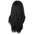 thumbnail image 2 of Qliuoazw Medium Hair Straight Hair Female Black European And Gradient Color Long Wig Chemical Fiber Any Face Wig, 2 of 5