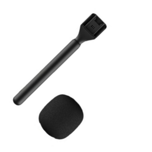 Versatile Handheld Interview Adapter for DJI, Rode, Sony Wireless Microphones for Interviews, Vlogging