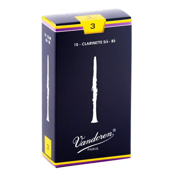 Cañas para clarinete Vandoren CR103 Traditional Strength 3 (x10)