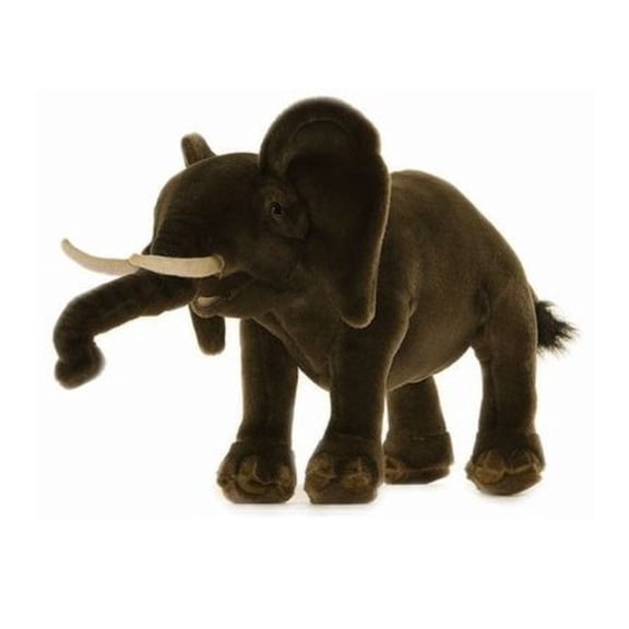 Handcrafted Cuddlers Set of 3 Handcrafted Plush Asian Elephant Stuffed Animals 12"