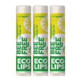 thumbnail image 1 of Bálsamo labial Eco Lips vegano con sabor a limón y lima, paquete de 3, 1 of 9
