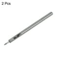 thumbnail image 3 of Uxcell 2pcs Leather Hole Punch Tool 0.8mm Straight Round Punch Grommet Snap Rivet Setter for Leather Craft Clothing, 3 of 5