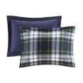 thumbnail image 5 of Madison Park Essentials Parkston Couette Alternative au Duvet Mini Ensemble, Double/ Grand, Bleu Marine, 5 of 5