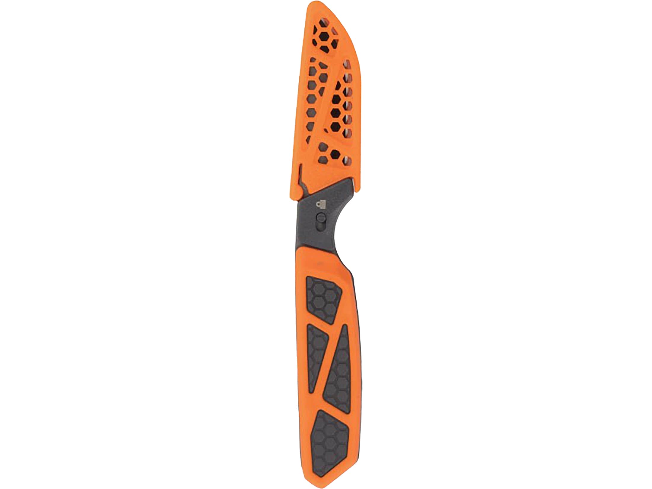 Outdoor Edge Razor APX Fixed Blade Knife 2.5" Drop Point 420J2 Gray Blade Polypropylene Handle Orange
