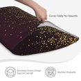 thumbnail image 4 of Yiaed Gold sparklin Microfiber Queen Pillow Cases,Pillowcases with Envelope Closure, Wrinkle, Fade and Stain Resistant Pillow Covers, 20x36in（No pillow core）, 4 of 7