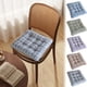 thumbnail image 1 of Cojín De Asiento Corto Y Mullido Cojín de asiento de felpa azul de 40x40 cm con respaldo,suave,de poliéster,para silla,ideal para el hogar,la oficina o el comedor (1 pieza). Rkxzt, 1 of 9