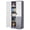Gray White, variant on Wide & Deep Metal Storage Cabinet with Shelves,72 inch Tall Garage Storage Cabinet with Lock,Gray White Metal Cabinets with Locking Doors,Large Steel Lockable Cabinets for Home,Office,Shop,Garage