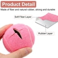 thumbnail image 3 of Uxcell 2 Pcs Pelotas de Tenis Precutadas para Andadores, Accesorios Universales de Pelotas Deslizantes Precutadas para Protección de Patas de Muebles y Pisos, Rosa Oscuro, 3 of 6