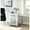 Silver, variant on Foldable & Swiveling Table, Oak Color / Enhances Room Aesthetics