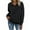Black, variant on Sweatshirts Jackets for Women 1/4 Zip Casual Pullover Turndown Collar Loose Workout Long Sleeve Fall Tops